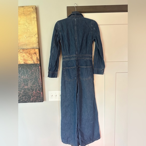 MADEWELL Denim Tailored Jumpsuit in Norvell Wash SIZE 2 - Picture 3 of 11